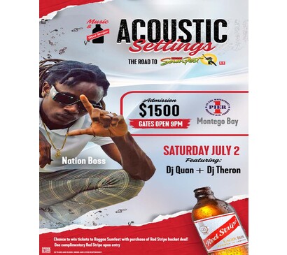 Red Stripe Acoustic Settings